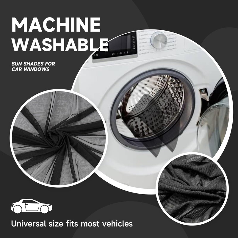 2 Pack Car Window Shades For Baby, UV Protection Sun