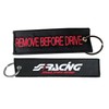 Simoni Racing SRK9 Keyring Black Fabric Remove Before Drive