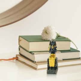 TRANSGOOD Egyptian Pharaoh Mini Size Statue Tutankhamun Figurine Collectible Decorative Sculpture Egypt Souvenirs