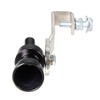 C-FUNN Black Exhaust Fake Turbo Pipe Silencer Blow Valve Bov-L