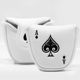 Yoiimiya Golf Mallet Putter Cover Headcover Magnetic Protector Fits for Odyssey 2 Ball Style Putters,RH LH