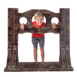 Fun Express 48 1/4" x 44" Pillory Stocks Photo Booth Cardboard Cutout Stand-Up