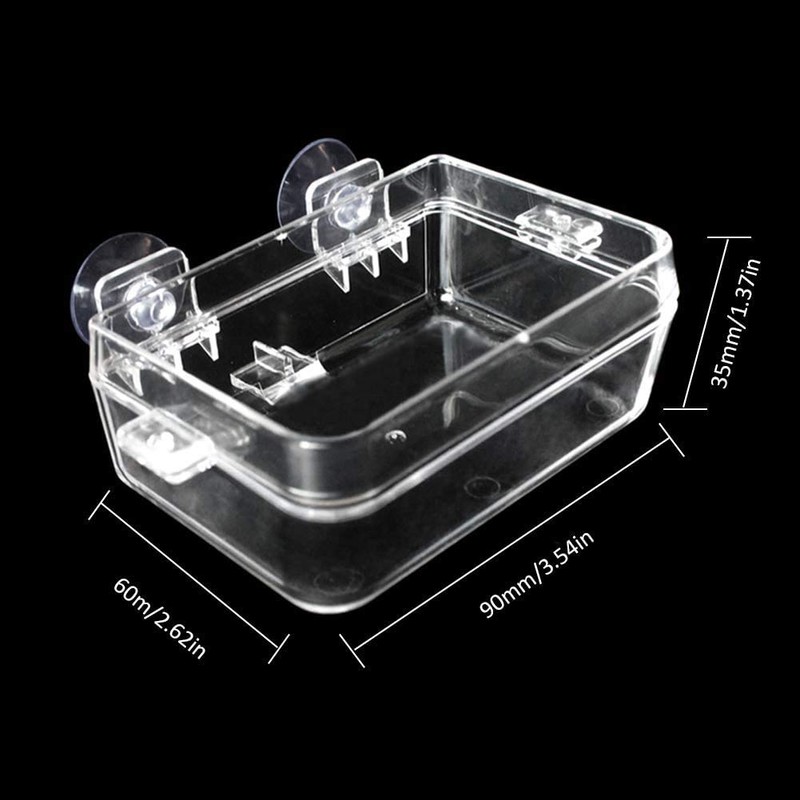 Anbaituor Reptile Feeding Bowl - Reptile Lizard Feeder Hanging Feeding