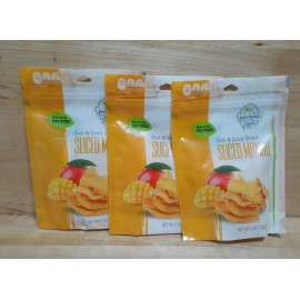 Southern Grove 3 PAKS:  GOURMET GROVE Mango Dried sliced naturally FAT free 6z AMERICAN COMPANY