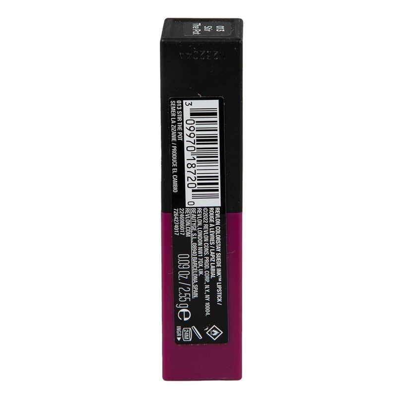 Lápiz Labial Revlon ColorStay Suede Ink tono 013 Stir The