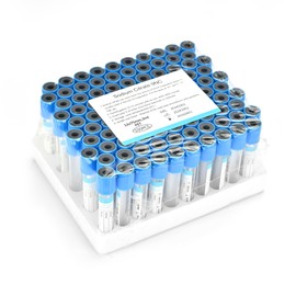 BeHerk Vacutainer Blood Collection Tubes 3ml PT Tube Lab Vacuum Collecting Tube for Lab Test Tubes Pet Animals Veterinary 100 Pcs Wrap Packaging