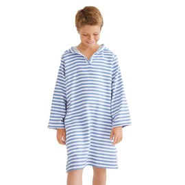 SAMMIMIS Kids Bathrobe and Boys & Girls Swim Cover Up - Hooded Kids Beach Towels - Towel Poncho - Turkish Cotton - Large (8-10 Years)