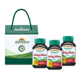 Jamieson Gingko Biloba Ginkgo Leaf Extract (400mg x 90 tablets x 3 bottles) 135-day supply / 자미에슨 징코빌로바 은행나무잎추출물 (400mg x 90정 x 3병) 135일분
