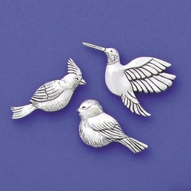 Basic Spirit Birds Medium Magnet Set for Nature Lover, Kitchen Office Outdoor Picnic Home Decorative Gift