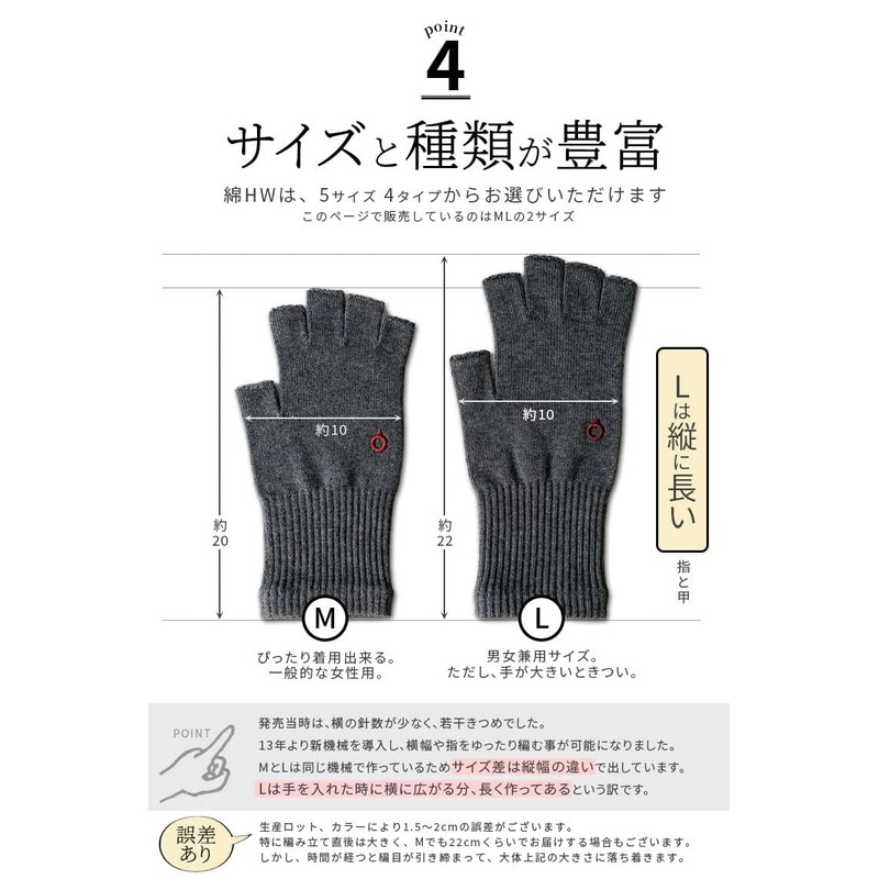 841 Fingerless Cotton Gloves, Half Finger Smartphone Gloves, Hand Warmers,