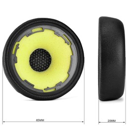 Evolve 75 Ear Pads - defean Replacement Ear Cushion Foam Cover Compatible with Jabra Evolve 75 75+ 75 UC / 75 MS Headphone/Earpads Contain Plastic Clips