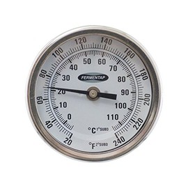 Homebrewers Outpost - MT512 Fermentap Thermometer (3in. Face x 2.5in. Probe)