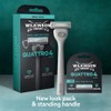 Wilkinson Sword Quattro Men’s Razor Handle, 1 Blade Refill |