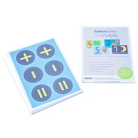 Familienmomente 22 Number Cards for Prickling, DIN A6, Gift Idea for School (School Cone/Sugar Cone) First Day of School