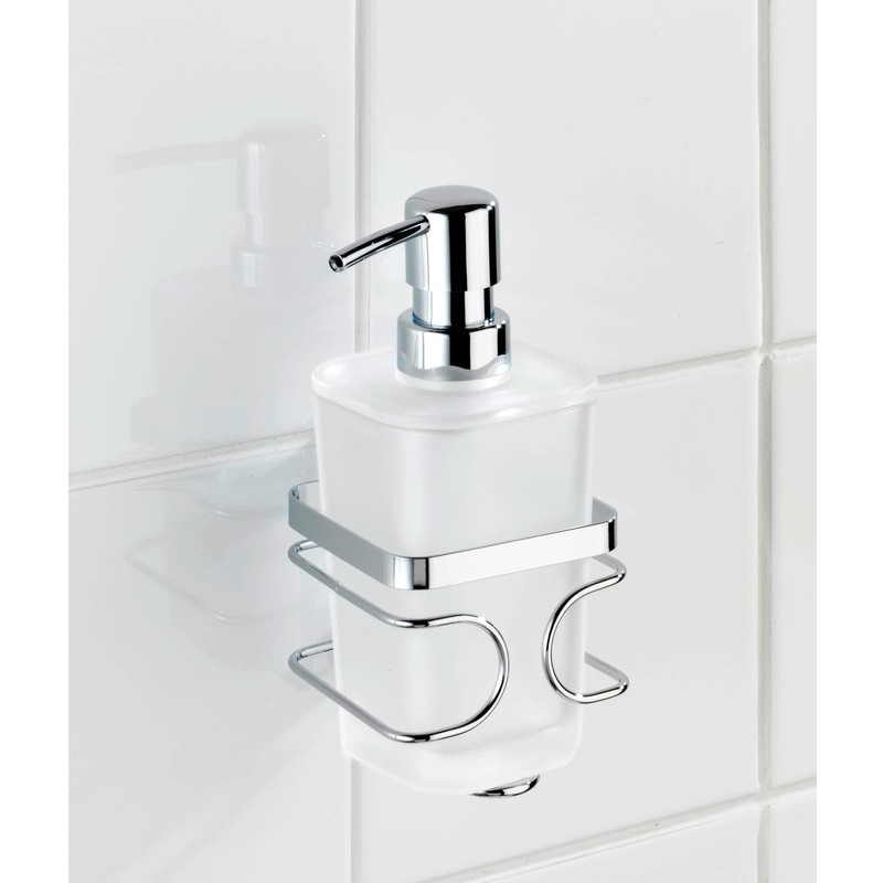 Wenko Premium 20416100 Soap Dispenser Stainless Steel / White 8.5