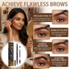 4 Pack Dual-Ended Microblading Eyebrow Pen With Ultra Fine Brush