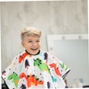 WOONEKY Hair Cutting Cape for Kids Dinosaur Pattern Barber Cape