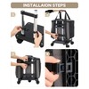 Amythe Rolling Teacher Tote Bag with 5-Wheel, Heavy Duty Organizer