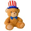 Deluxe Paws Eco Plush Ocasiones especiales, 100% reciclado (Uncle Sam)