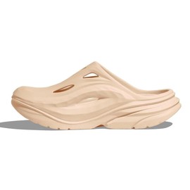 HOKA Ora Recovery Mule Unisex Shoes Size 10, Color: Vanilla/Vanilla