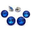 Let's Decorate 25PCS 25MM Blue Diamond Crystal Glass Buttons Sofa