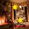 Pack of 2 Folding Star Christmas Paper Star Lampshade, 45