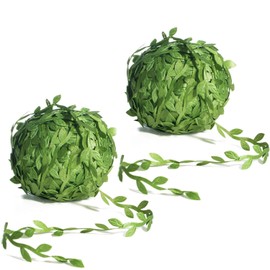 Brampton 2 Pcs 20m Fake Vines,Artificial Leaves,Fake Ivy,Halloween,Wedding
