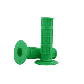 Motorcycle Grips Anti-Slip Rubber Bike Handlebar Grips Replacement for CRF EXC Motorcross Dirt Pit Bike-Green