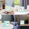 AMIR Analog Alarm Clock, Silent Non Ticking Small Clock, Travel