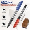 Thenshop 300 Pack Permanent Markers Bulk First Day of School