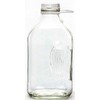 The Dairy Shoppe 2 Qt Heavy Glass Milk Bottle with
