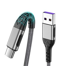 Cable USB C Durcord, Upgarded - Paquete de 2 cables de carga rápida USB tipo C de 10 pies para Android/teléfono/tableta/portátil, cargador tipo C, cab