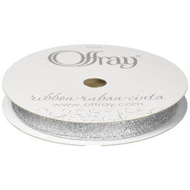 Offray Bolten Wired, Silver