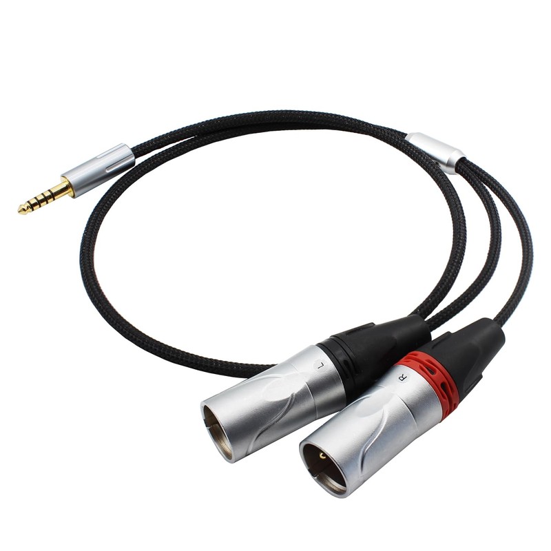 Youkamoo 4.4mm to XLR Balanced Headphone Audio Cable, 8 Core