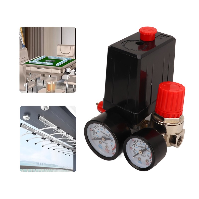 Air Compressor Pressure Switch 4 Way Auto Control Valve Controller