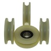 Pack of 4 x Nylon Pulley Wheels with 8 mm