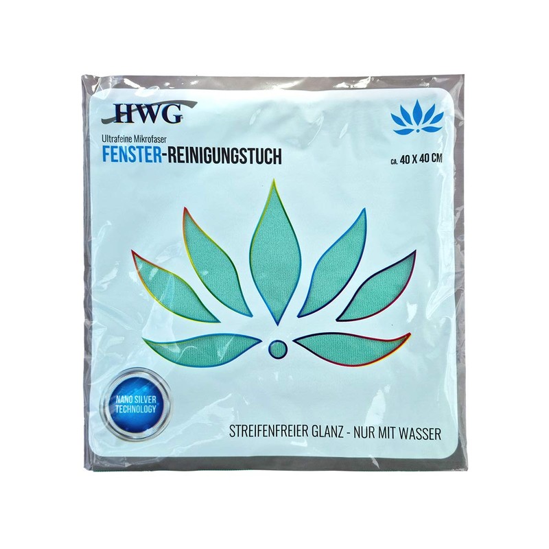 HWG® - Premium Window Cleaning Cloth - Hi-Tech Microfibre -