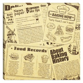 10" x 10" - 200 Pk - Brown Food Word Text Grease-Resistant Wrap Paper, Basket Liners Deli Paper, Best Kraft Food Wrapping Paper Sheets for Bakery, Picnic, Festival, Fair or BBQ (Kraft Poster)