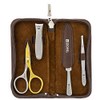 ZOHL Solingen Travel Manicure Set with Self-Sharpening Manicure Scissors In