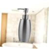 FELTECHELECTR Metal Oval Shape Soap Lotion Pump Dispenser Bottle for