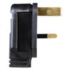 HW Electronics Masterplug HDPT13B 13A Black Rubber Composite Plug (Garden,
