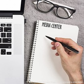 Acorn Sales - Large Media Center Rubber Stamp