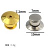 Aqualoach Pin Badge Catch Clasp Flat Head One-Touch Anti-Lost (Silver)