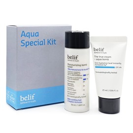 Belif Aqua Bomb 25ml + Toner 50ml Special Kit / 빌리프 아쿠아 밤 25ml + 토너 50ml 스페셜 키트