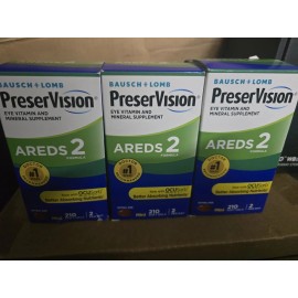Bausch + Lomb PreserVision AREDS 2 Formula 210  X 3 = 420ct. Minis exp date 2026