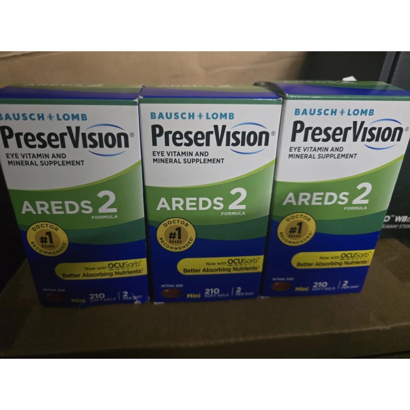 Bausch + Lomb PreserVision AREDS 2 Formula 210 X 3