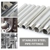 TAISHER 2PCS Stainless Steel Pipe Fittings, 1/4" NPT Male x