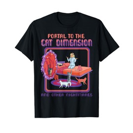 Portal To The Cat Dimension Funny Cat Kitten Lover Men Women T-Shirt