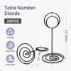 HomWanna Table Number Holders 20Pcs - 3.35 Inch Place Card