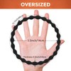 12-Pack 4X Extra Long Hair Ties - Ideal for Dreadlocks,